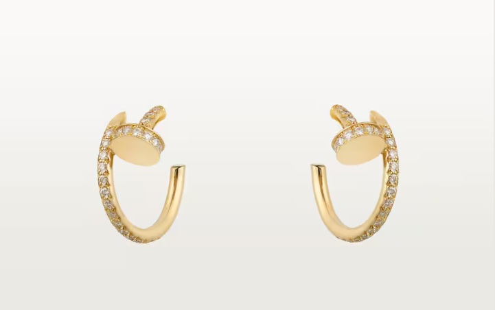 앵끌루 후프 이어링 스몰 파베